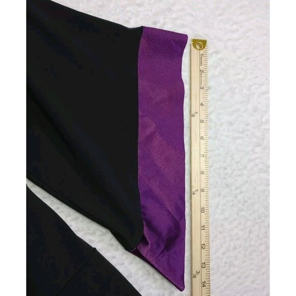 Dare To Wear Treasure Top In Plum/Black Bell Sleeve Gothic Top Women's Sz M NEW - Picture 7 of 14